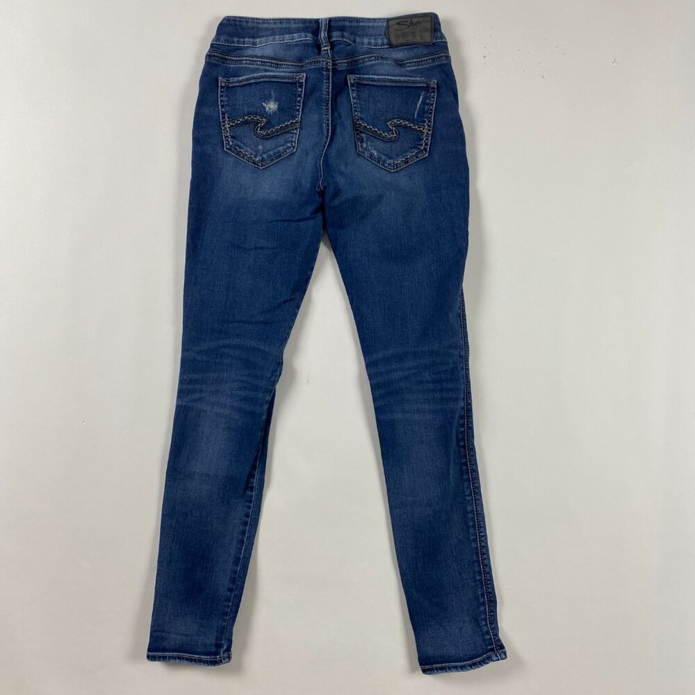 Silver Jeans Suki Mid Skinny Jeans Womens 28 x 31 - Picture 2 of 16